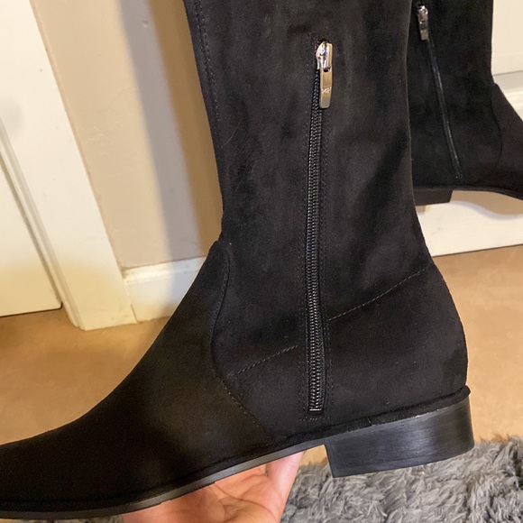 Marc Fisher black knee high boots